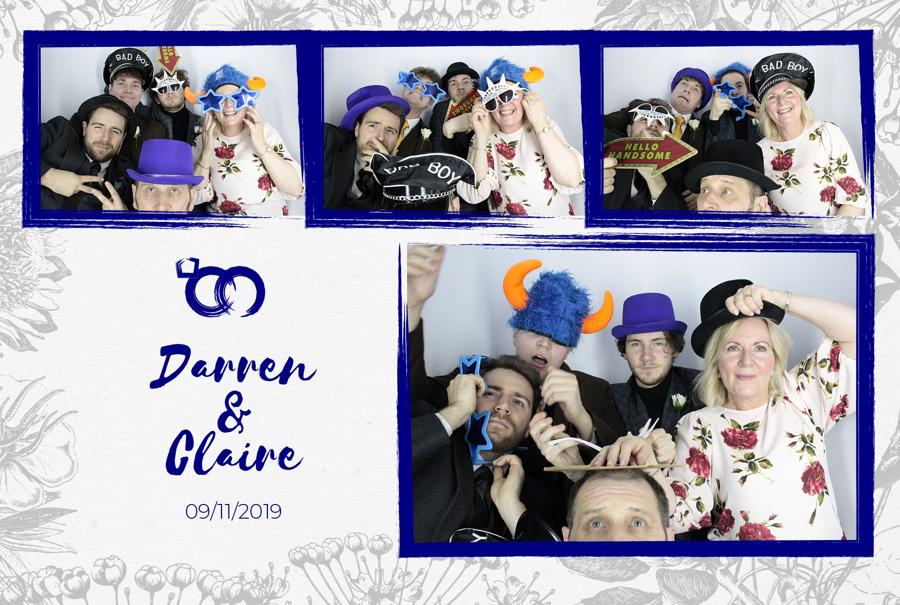 Darren and Claire’s Wedding  | View more photos from the event at gallery.myphotoboothexperience.co.uk/u/MyPhotoBoothExperienceLtd/Darren-and-Claire’s-Wedding
